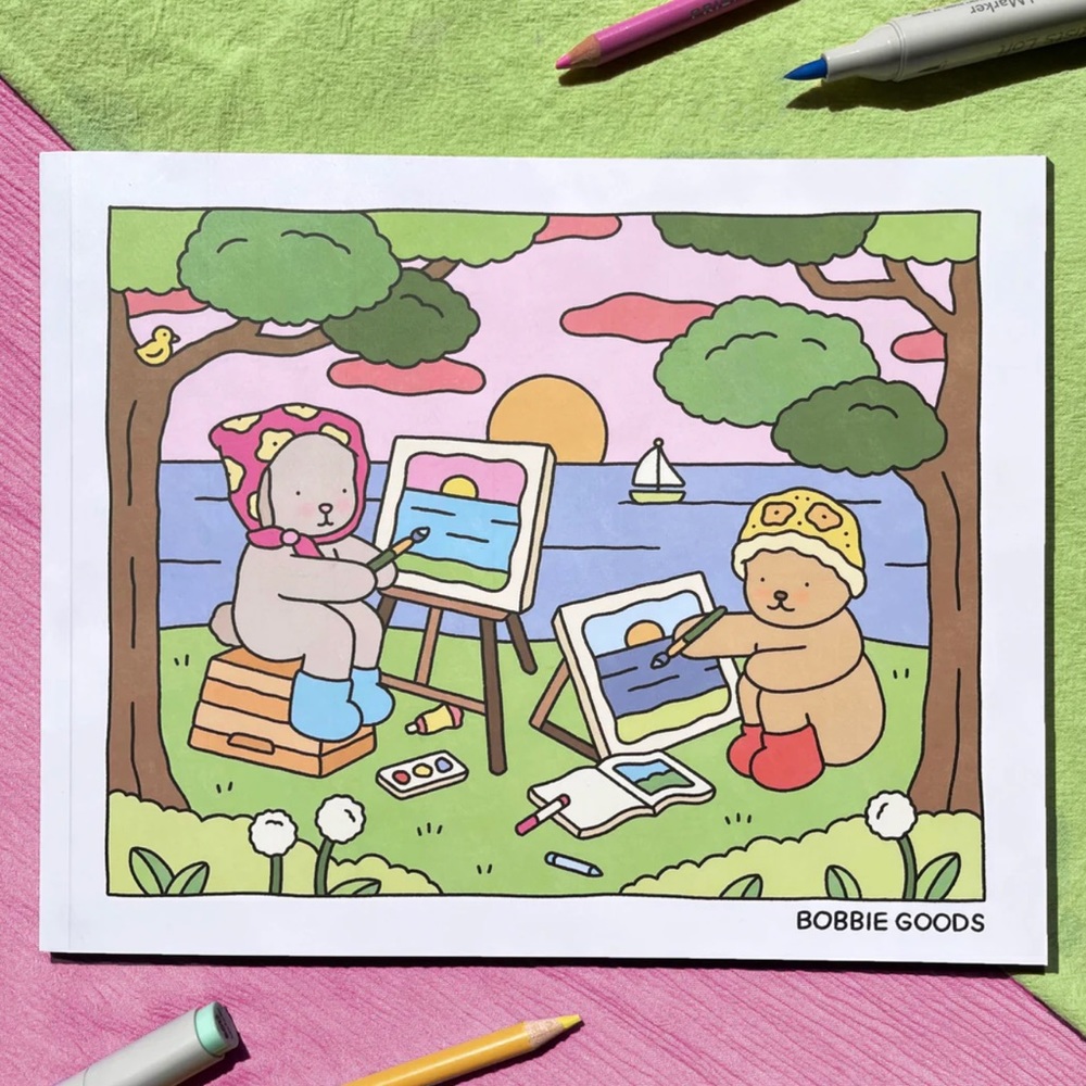 NEW Bobbie Goods coloring book